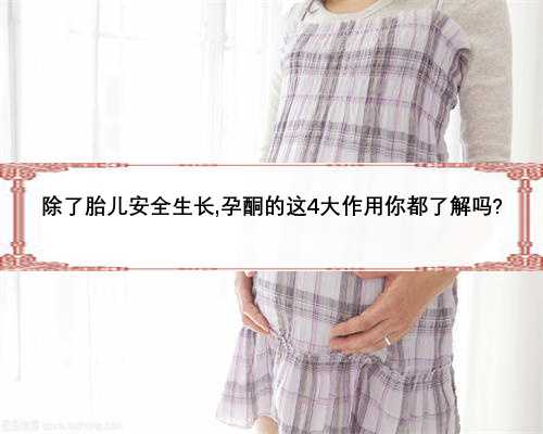 除了胎儿安全生长,孕酮的这4大作用你都了解吗?